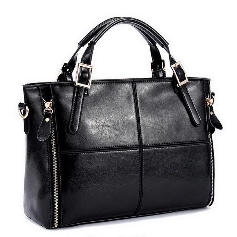 Women's Luxury Leather Top-Handle Bag